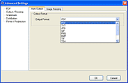 Specify Output format for ActMask Universe Virtual Printer Driver