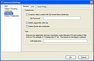 Set ZIP, Task, FTP options for ActMask Universe Virtual Printer Driver